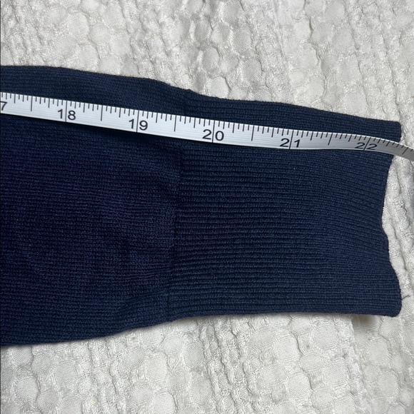 LOFT Deep Blue Button-Up Cardigan - Picture 5 of 7